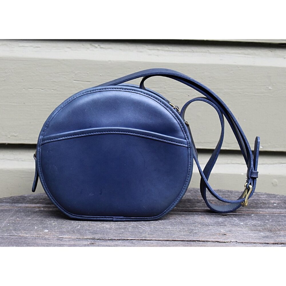 Coach Vintage - Chester Canteen Bag 9901 in Navy, USA 1980s, 90s + Hangtag - Picture 11 of 15